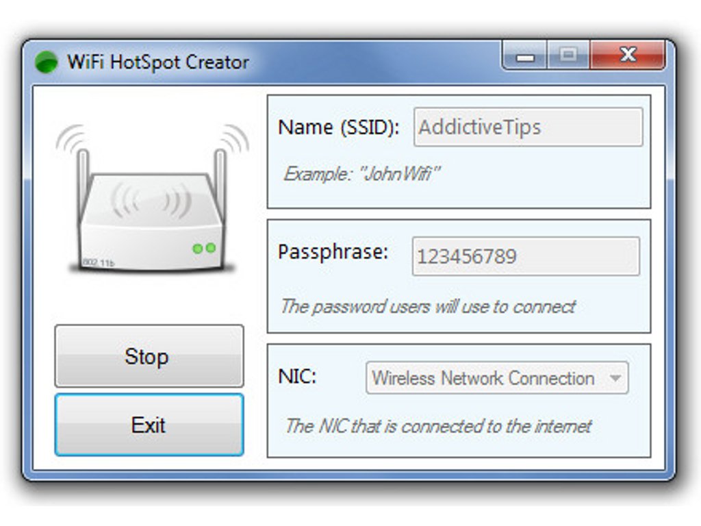 wifi hotspot software for windows 7
